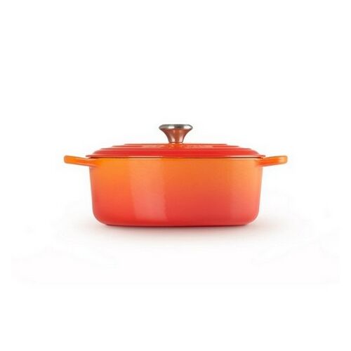 Le Creuset gietijzeren ovale braadpan 29 cm / 4.7 liter - oranjerood