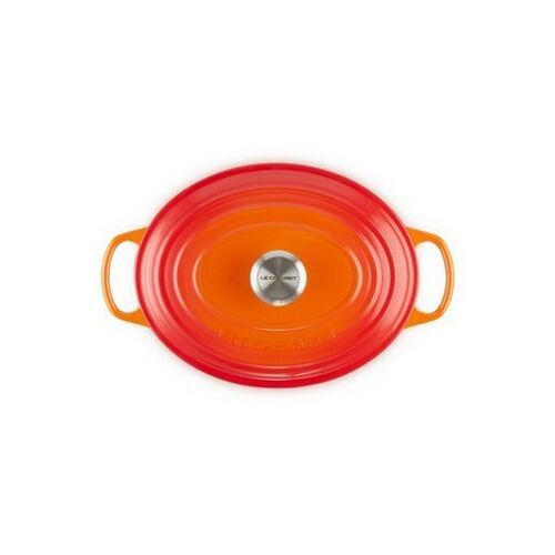 Le Creuset gietijzeren ovale braadpan 29 cm / 4.7 liter - oranjerood