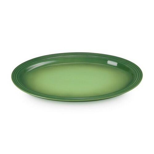 Le Creuset aardewerken ovale serveerschaal - 46 cm - palm