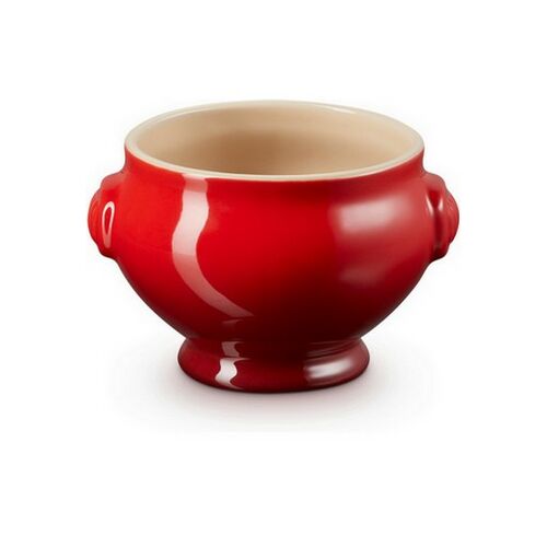 Le Creuset aardewerk soepkom - 11 cm / 0.6 liter  - kersenrood