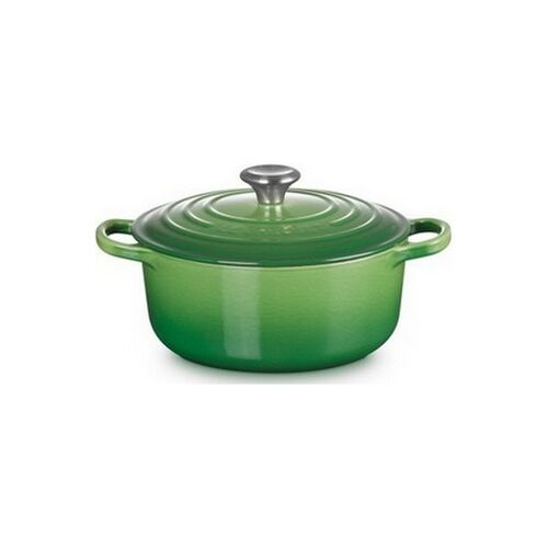 Cooking | Le Creuset gietijzeren ronde braadpan 20 cm / 2.4 liter - bamboo