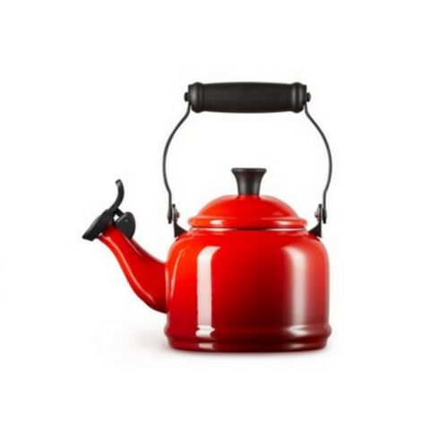 Le Creuset fluitketel Demi - kersenrood