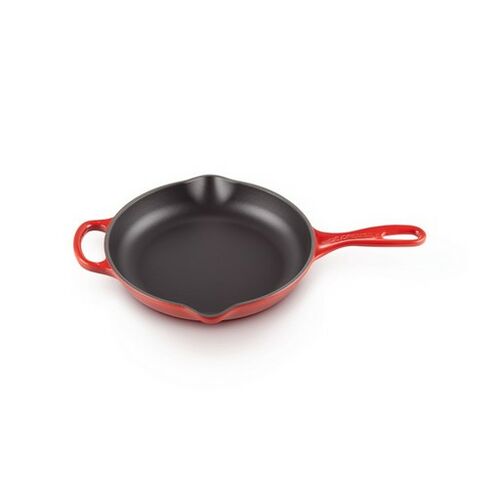 Le Creuset ronde gietijzeren skillet - 23 cm - kersenrood