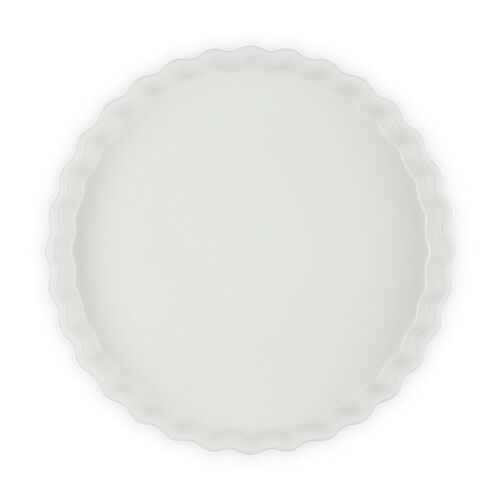 Le Creuset aardewerken taartvorm - 24 cm - meringue