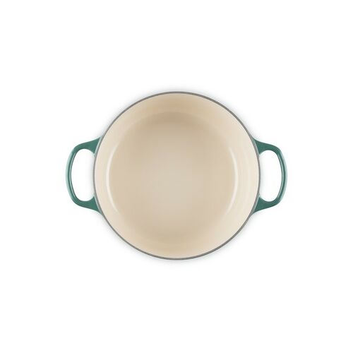 Le Creuset gietijzeren ronde braadpan 24 cm / 4.2 liter - Xmas - Artichaut