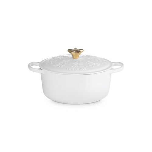 Le Creuset gietijzeren ronde braadpan 24 cm / 4.2 liter - Xmas - Artichaut [CLONE]
