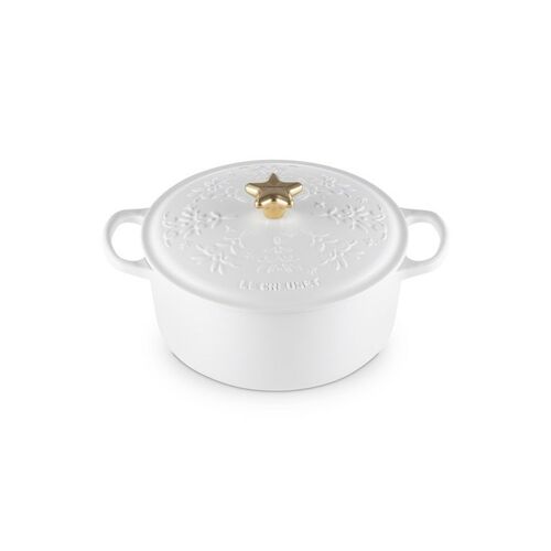 Le Creuset gietijzeren ronde braadpan 24 cm / 4.2 liter - Xmas - Artichaut [CLONE]