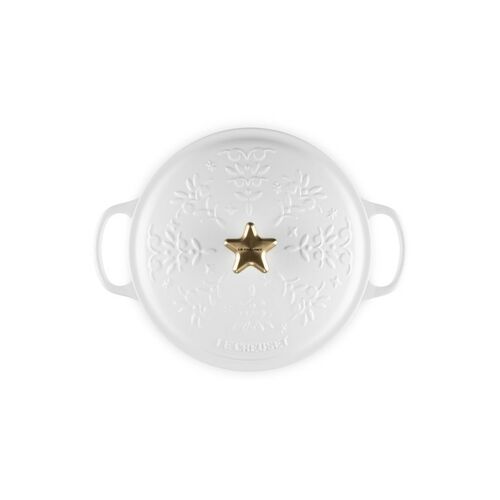 Le Creuset gietijzeren ronde braadpan 24 cm / 4.2 liter - Xmas - Artichaut [CLONE]