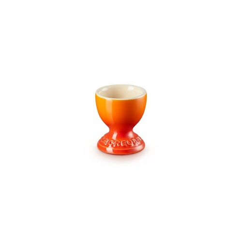 Le Creuset aardewerken eierdopje - oranjerood