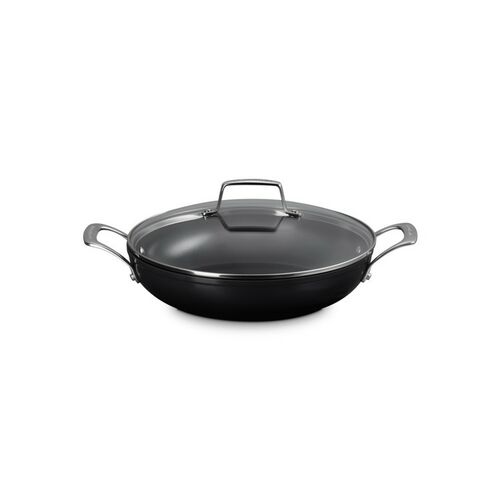 Le Creuset Essential Non-Stick Ceramic provençaalse sauteerpan met glazen deksel - 28 cm / 3.2 liter