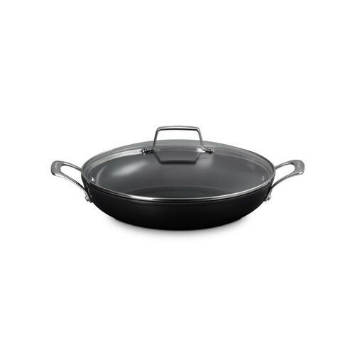 Le Creuset Essential Non-Stick Ceramic provençaalse sauteerpan met glazen deksel - 30 cm / 3.7 liter