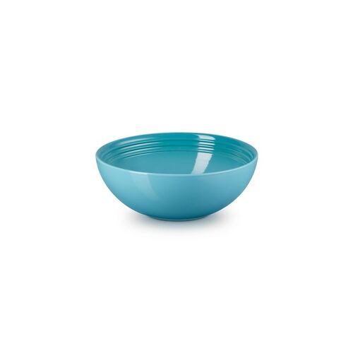 Le Creuset aardewerken serveerbowl - 24 cm - deep teal [CLONE]