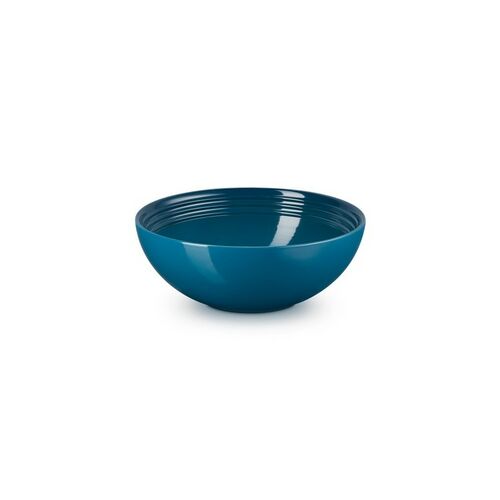 Le Creuset aardewerken serveerbowl - 24 cm - deep teal