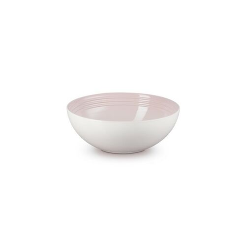 Le Creuset aardewerken serveerbowl - 24 cm - shell pink