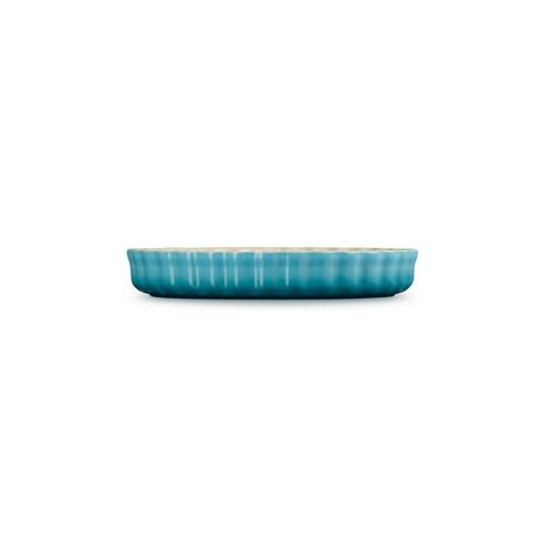 Le Creuset aardewerken taartvorm - 28 cm - caribbean blue