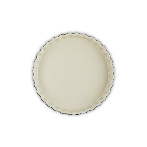 Le Creuset aardewerken taartvorm - 28 cm - ebbenzwart