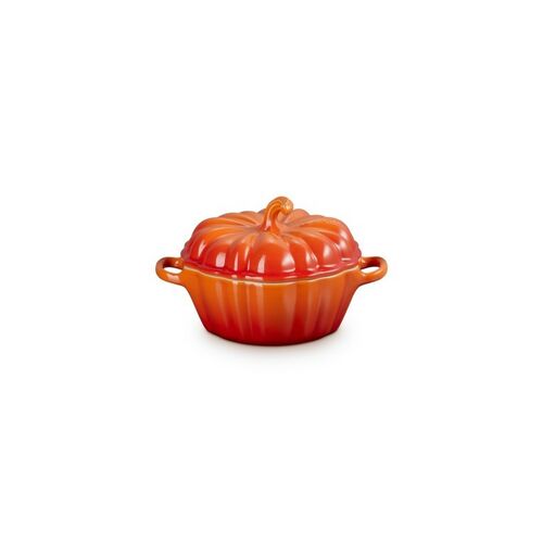 Le Creuset aardewerken mini-braadpan pompoen -  0.35 liter - oranjerood