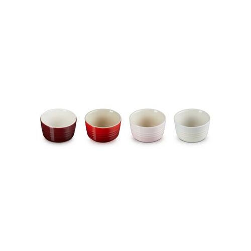Le Creuset set van 4 aardewerken ontbijtkommen - 16 cm - petits fours [CLONE]