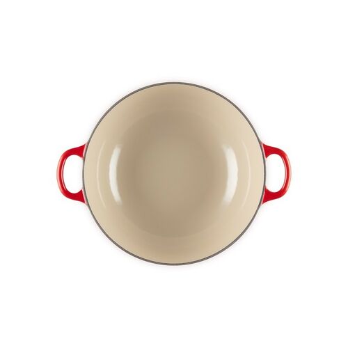 Le Creuset gietijzeren marmite - 26 cm / 4.1 liter - Holly - kersenrood