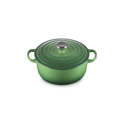 Cooking | Le Creuset gietijzeren ronde braadpan 20 cm / 2.4 liter - bamboo