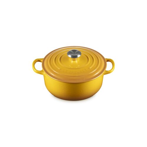 Le Creuset gietijzeren ronde braadpan 20 cm / 2.4 liter - mat zwart [CLONE]