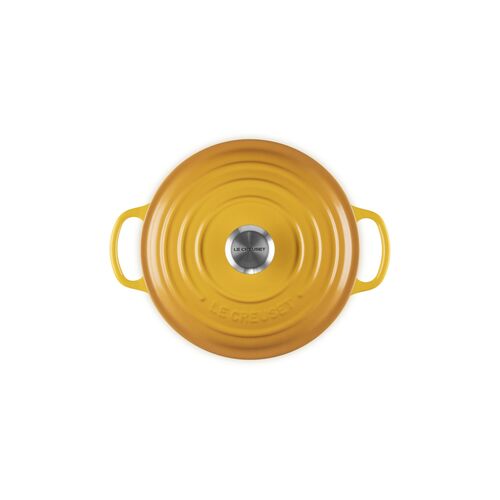Le Creuset gietijzeren ronde braadpan 20 cm / 2.4 liter - mat zwart [CLONE]