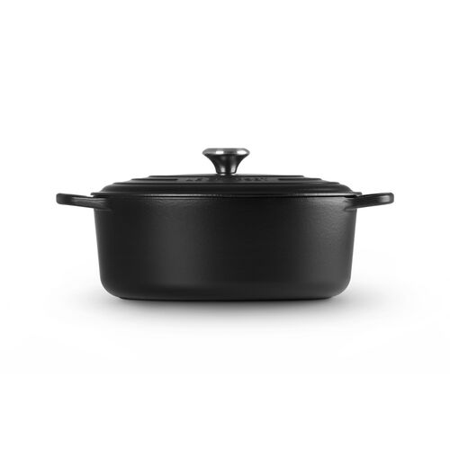 Le Creuset gietijzeren ovale braadpan 31 cm / 6.3 liter - mat zwart