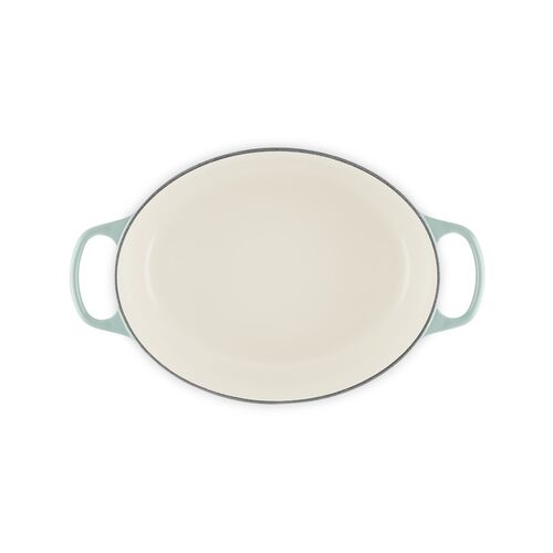 Le Creuset gietijzeren ovale braadpan 17 cm / 0.9 liter - kersenrood