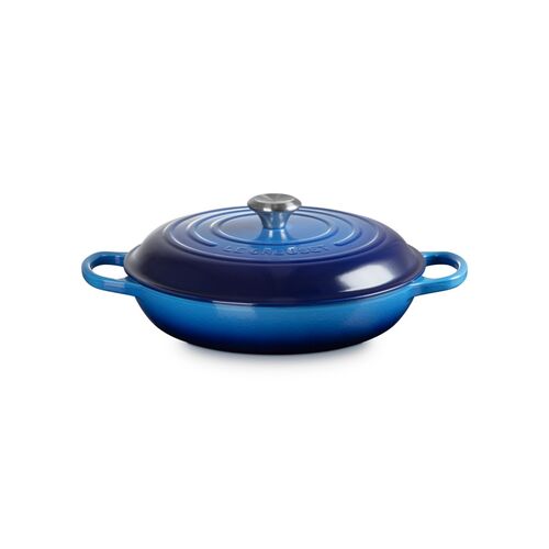 Le Creuset gietijzeren campagnard 30 cm / 3.5 liter - azure