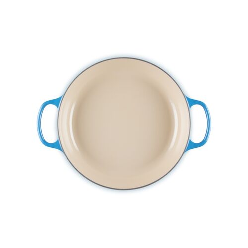 Le Creuset gietijzeren campagnard 30 cm / 3.5 liter - azure