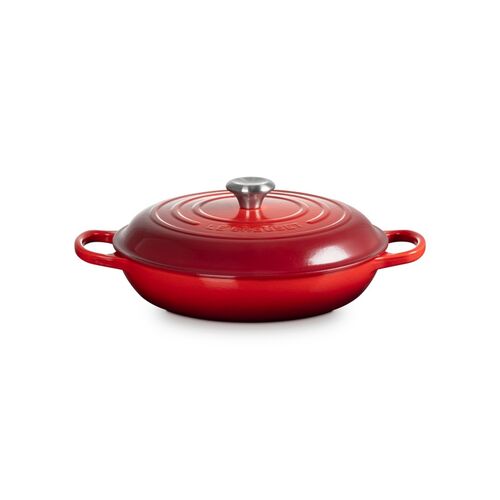 Le Creuset gietijzeren campagnard 30 cm / 3.5 liter - kersenrood