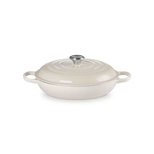 Le Creuset gietijzeren campagnard 30 cm / 3.5 liter - meringue