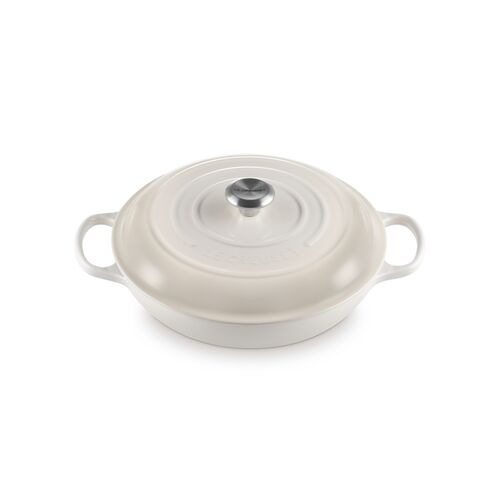 Le Creuset gietijzeren campagnard 30 cm / 3.5 liter - meringue