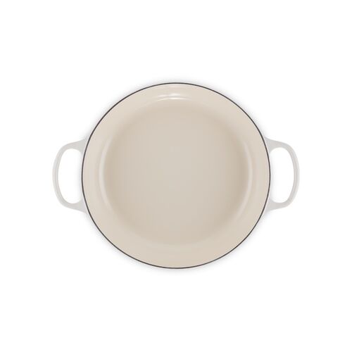 Le Creuset gietijzeren campagnard 30 cm / 3.5 liter - meringue