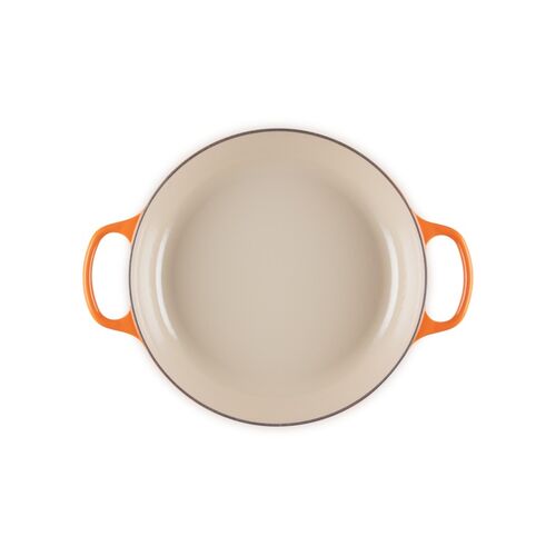 Le Creuset gietijzeren campagnard 30 cm / 3.5 liter - oranjerood