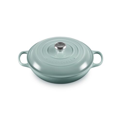 Le Creuset gietijzeren campagnard 26 cm / 2.2 liter - shell pink