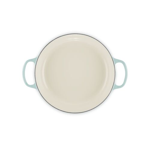 Le Creuset gietijzeren campagnard 26 cm / 2.2 liter - shell pink