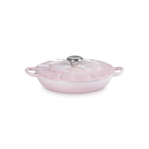 Le Creuset gietijzeren campagnard 26 cm / 2.2 liter bloesem - shell pink blo