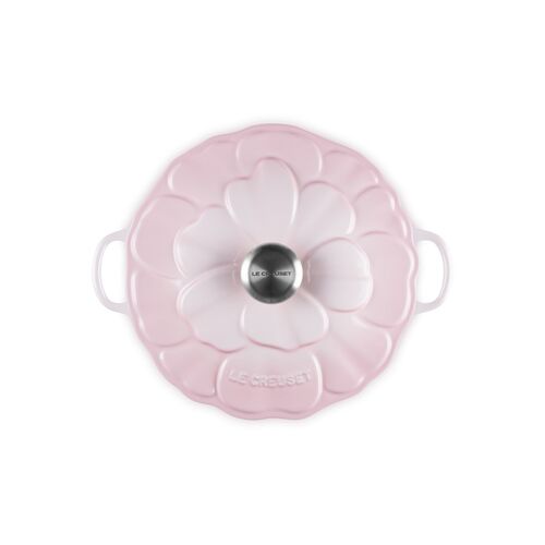 Le Creuset gietijzeren campagnard 26 cm / 2.2 liter bloesem - shell pink blo