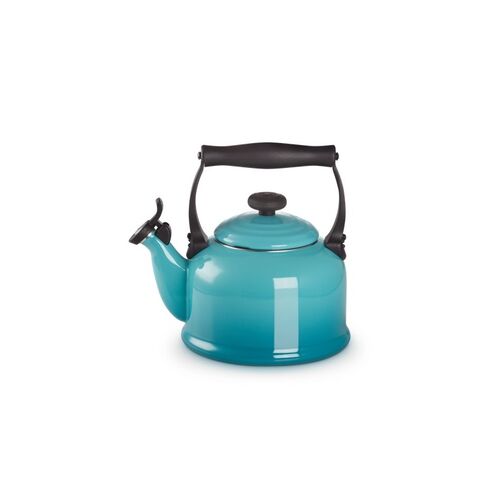 Le Creuset fluitketel Tradition - caribbean blue