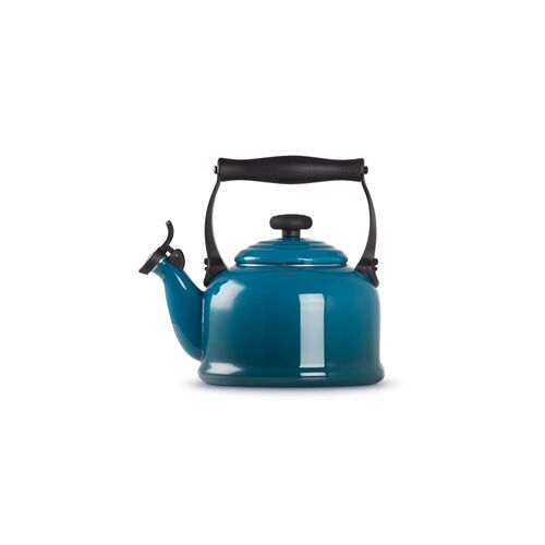 Le Creuset fluitketel Tradition - deep teal