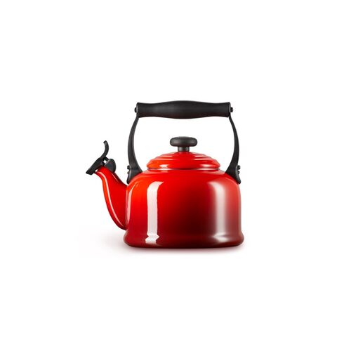 Le Creuset fluitketel Tradition - kersenrood