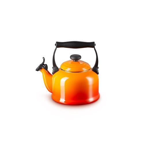 Le Creuset fluitketel Tradition - oranjerood