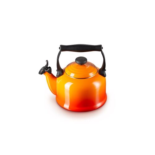 Le Creuset fluitketel Tradition - oranjerood