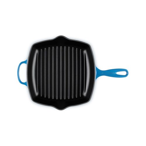 Le Creuset vierkante gietijzeren Grillit® - 26 cm - azure