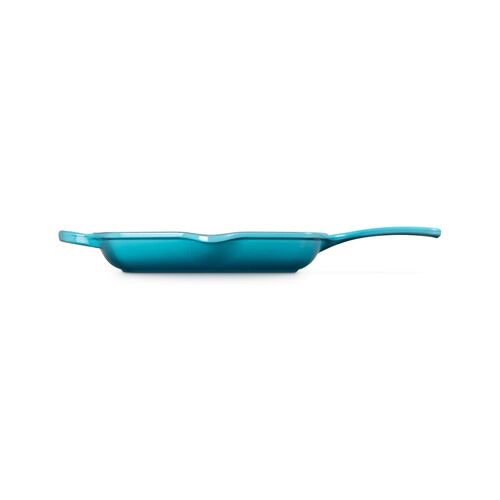 Le Creuset vierkante gietijzeren Grillit® - 26 cm - caribbean blue