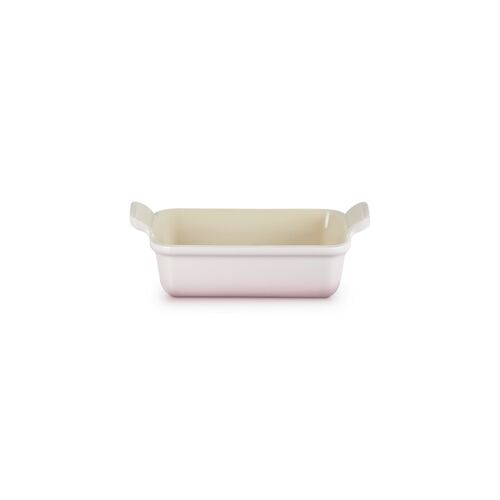 Le Creuset aardewerken rechthoekige ovenschaal - 19 cm / 1.1 liter - shell pink