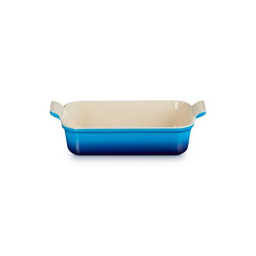 Le Creuset aardewerken rechthoekige ovenschaal - 26 cm / 2.3 liter - azure