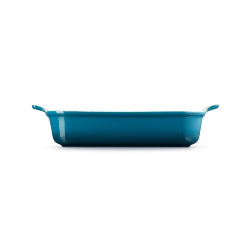 Le Creuset aardewerken rechthoekige ovenschaal - 26 cm / 2.3 liter - deep teal