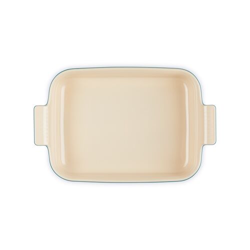 Le Creuset aardewerken rechthoekige ovenschaal - 26 cm / 2.3 liter - deep teal